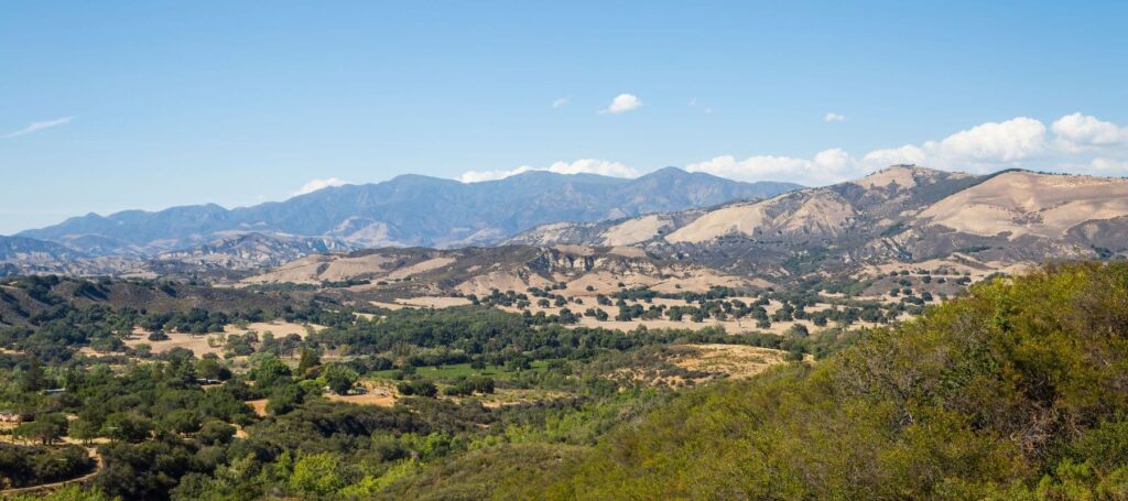view of san rafael mountain range